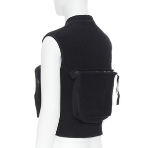 Louis Vuitton Men's Louis Vuitton multi 3D pocket utility pocket ribbed vest - view 7