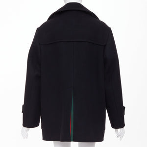 Gucci Women's Gucci G button wool double breasted coat - view 5