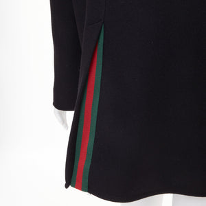 Gucci Women's Gucci G button wool double breasted coat - view 8