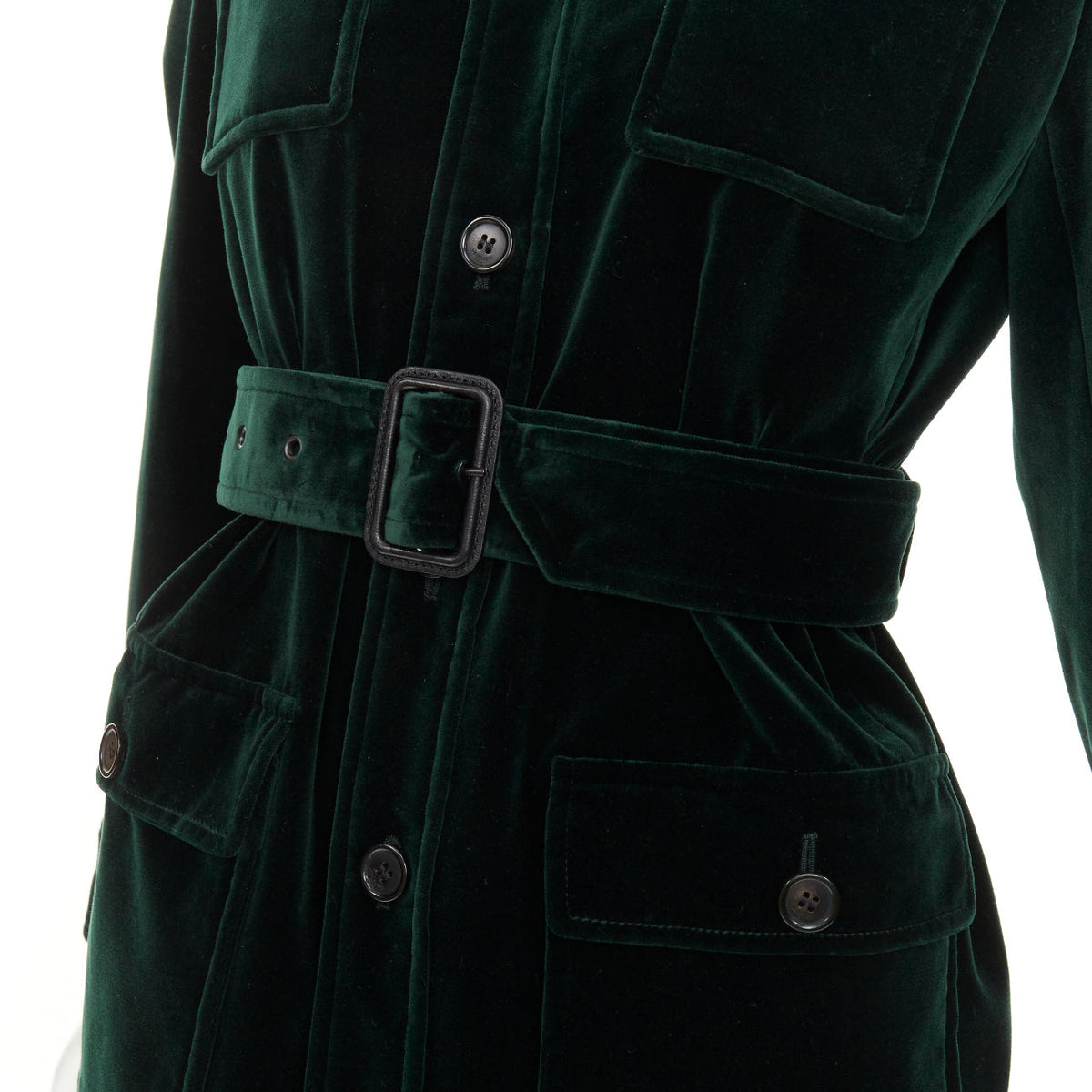 Women's Saint Laurent Saharienne velvet jacket
