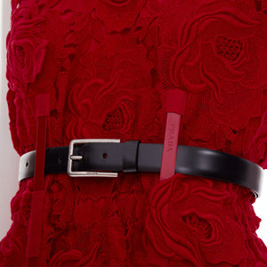 Prada Women's Prada 2022 Red Lace Sheath Dress - view 7