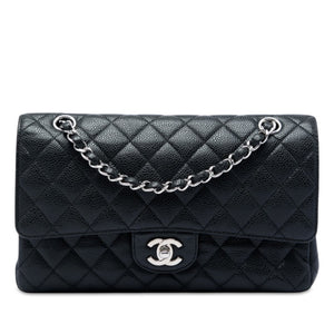 Chanel Classic Double Flap Bag Quilted Caviar Medium - view 1