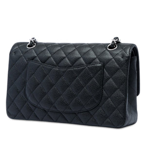Chanel Classic Double Flap Bag Quilted Caviar Medium - view 2
