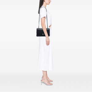 Chanel Classic Double Flap Bag Quilted Caviar Medium - view 5
