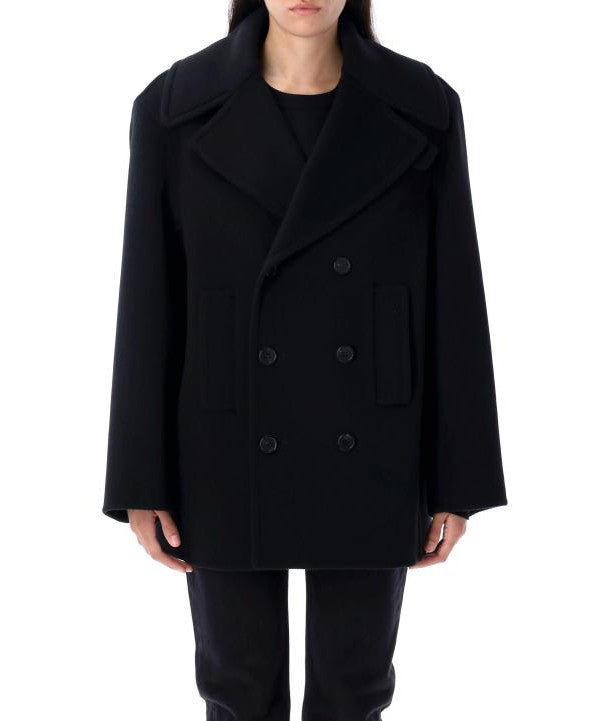 Women's Double Breasted Wool Peacoat