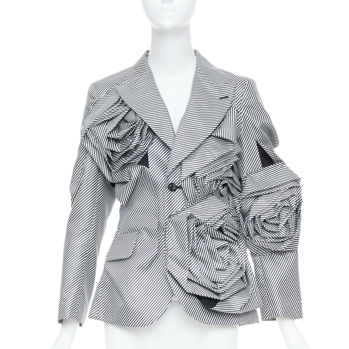 Women's Comme Des Garcons 2013 Runway Rosette Blazer Jacket