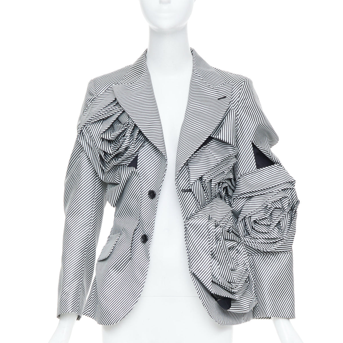 Women's Comme Des Garcons 2013 Runway Rosette Blazer Jacket