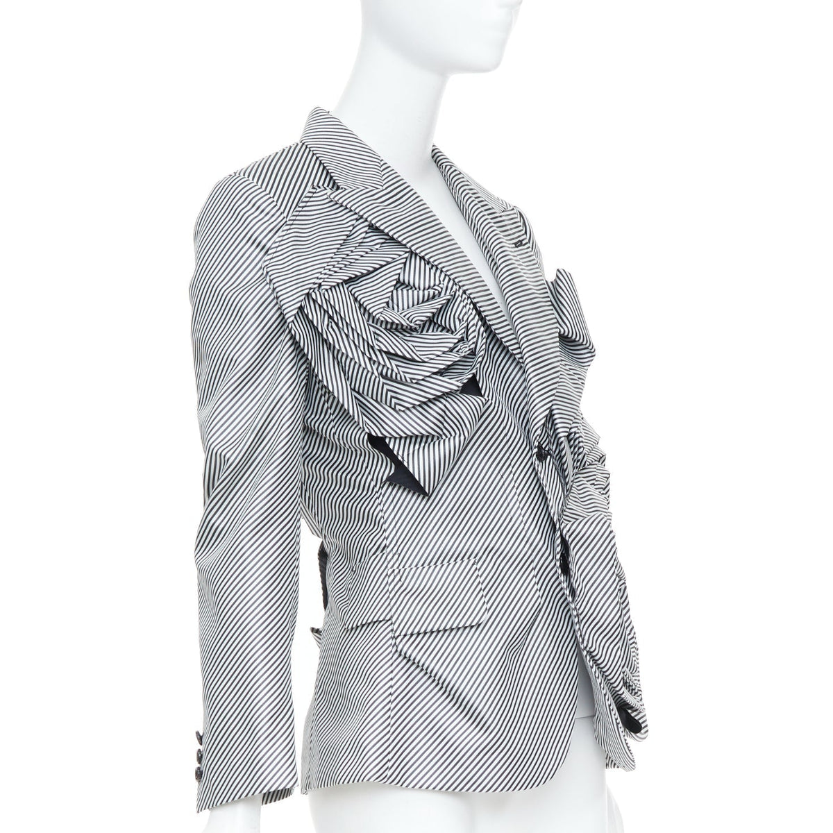 Women's Comme Des Garcons 2013 Runway Rosette Blazer Jacket