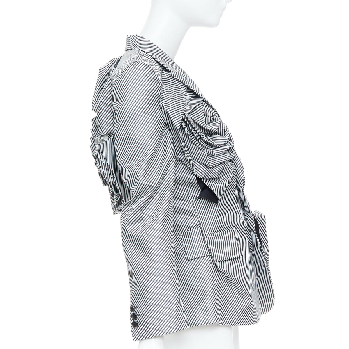 Women's Comme Des Garcons 2013 Runway Rosette Blazer Jacket