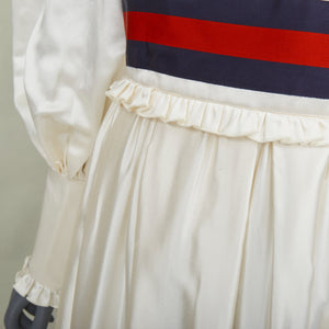Gucci Women's Gucci 2022 Runway White Victorian Silk Duchesse Gown - view 9