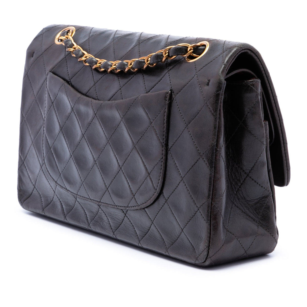 Vintage Classic Double Flap Bag Quilted Lambskin Medium