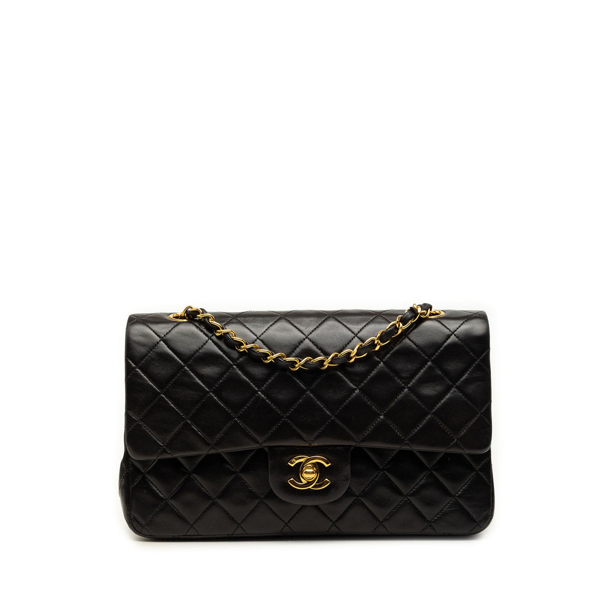 Vintage Classic Double Flap Bag Quilted Lambskin Medium