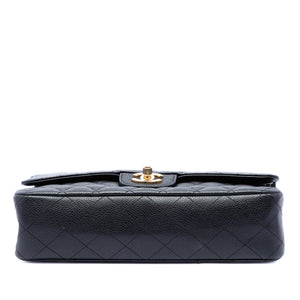 Chanel Classic Double Flap Bag Quilted Caviar Medium - view 3