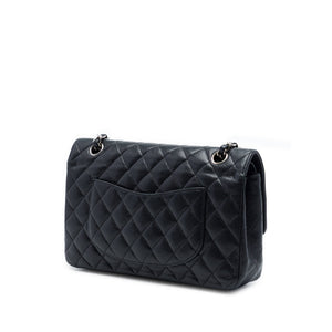 Chanel Classic Double Flap Bag Quilted Caviar Medium - view 2