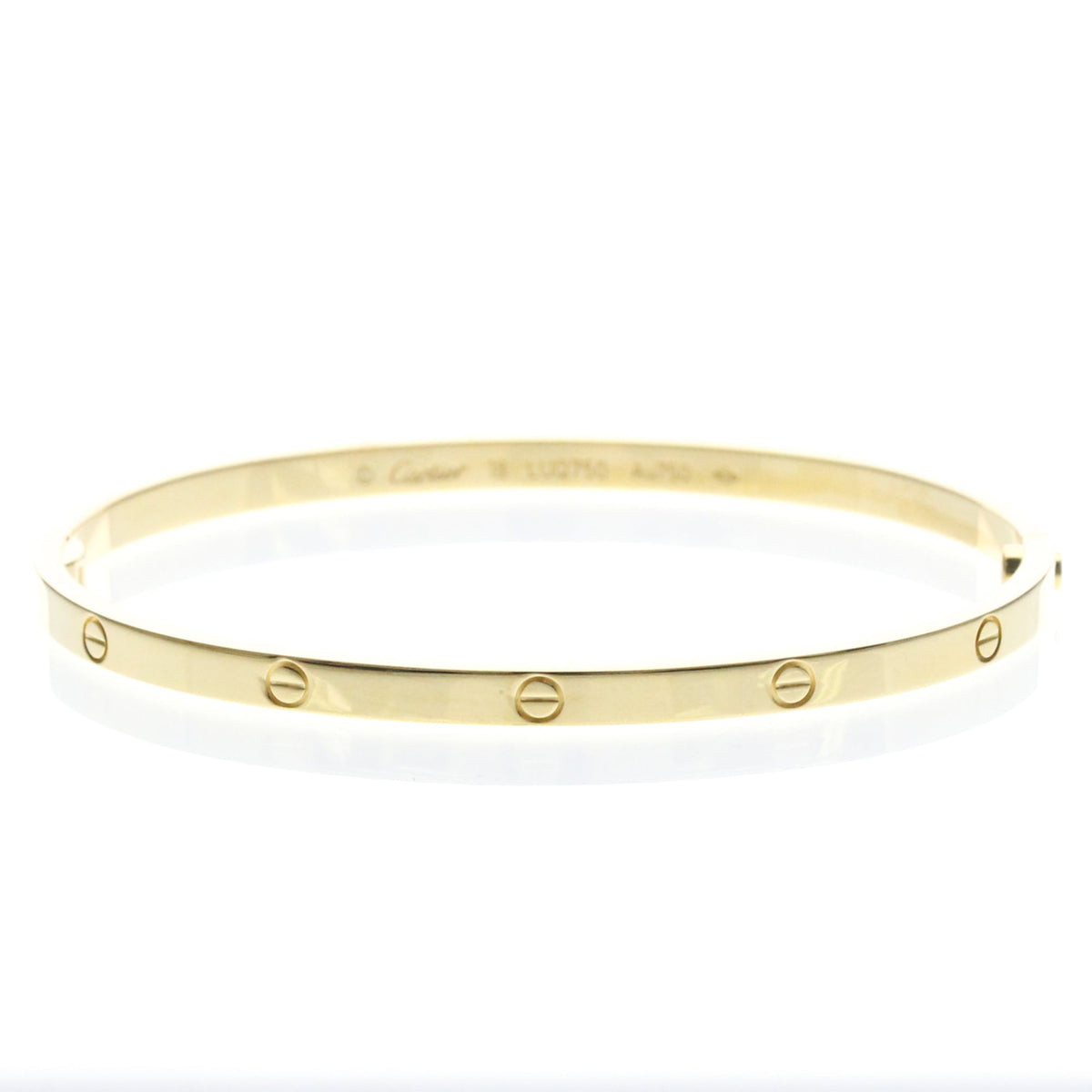 Cartier Love Charm Bracelet 18K Yellow Gold