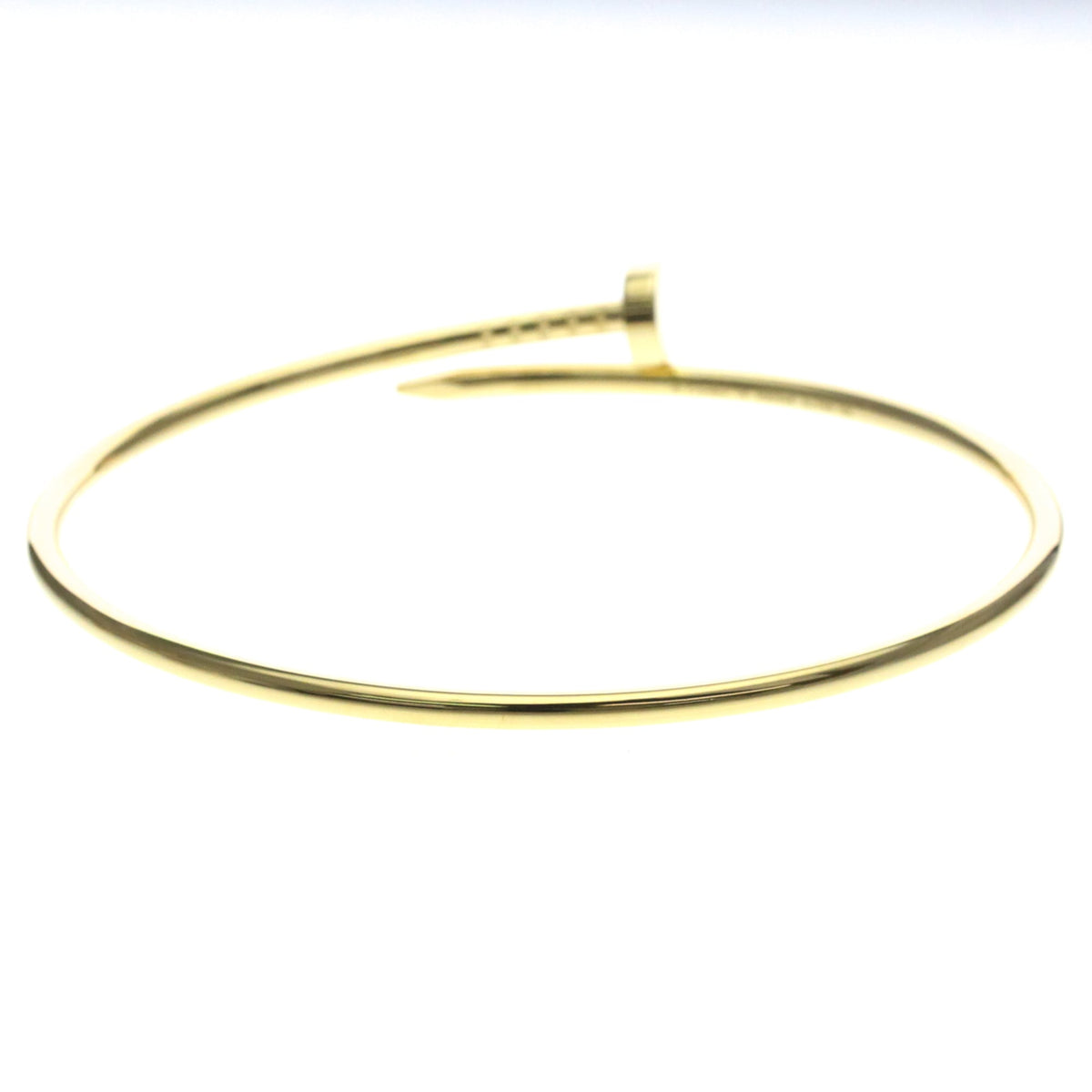 Cartier Juste Un Clou Bangle 18K Yellow Gold Small Bracelet – view 3