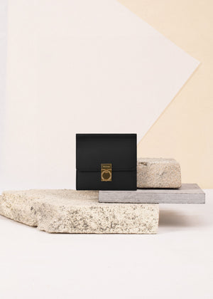 Polène Numéro Sept Wallet - Textured Black - view 2