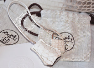Hermes Hermes Blanc Himalayan Himalaya Birkin 30 White Crocodile - view 13