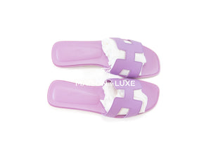 Hermes Hermes Women's Violet Amethyste Oran Sandal 38 - view 2