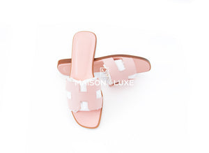 Hermes Hermes Women's Rose Pale Oran Sandal 37 - view 2