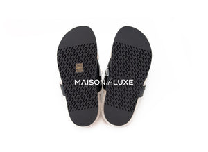 Hermes Hermes Women's Black Shearling Chypre Sandal 37 - view 5