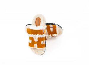 Hermes Hermes Women's Naturel Shearling Chypre Sandal 36 - view 2