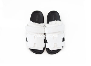 Hermes Hermes Women's White Chypre Sandal 35 - view 3