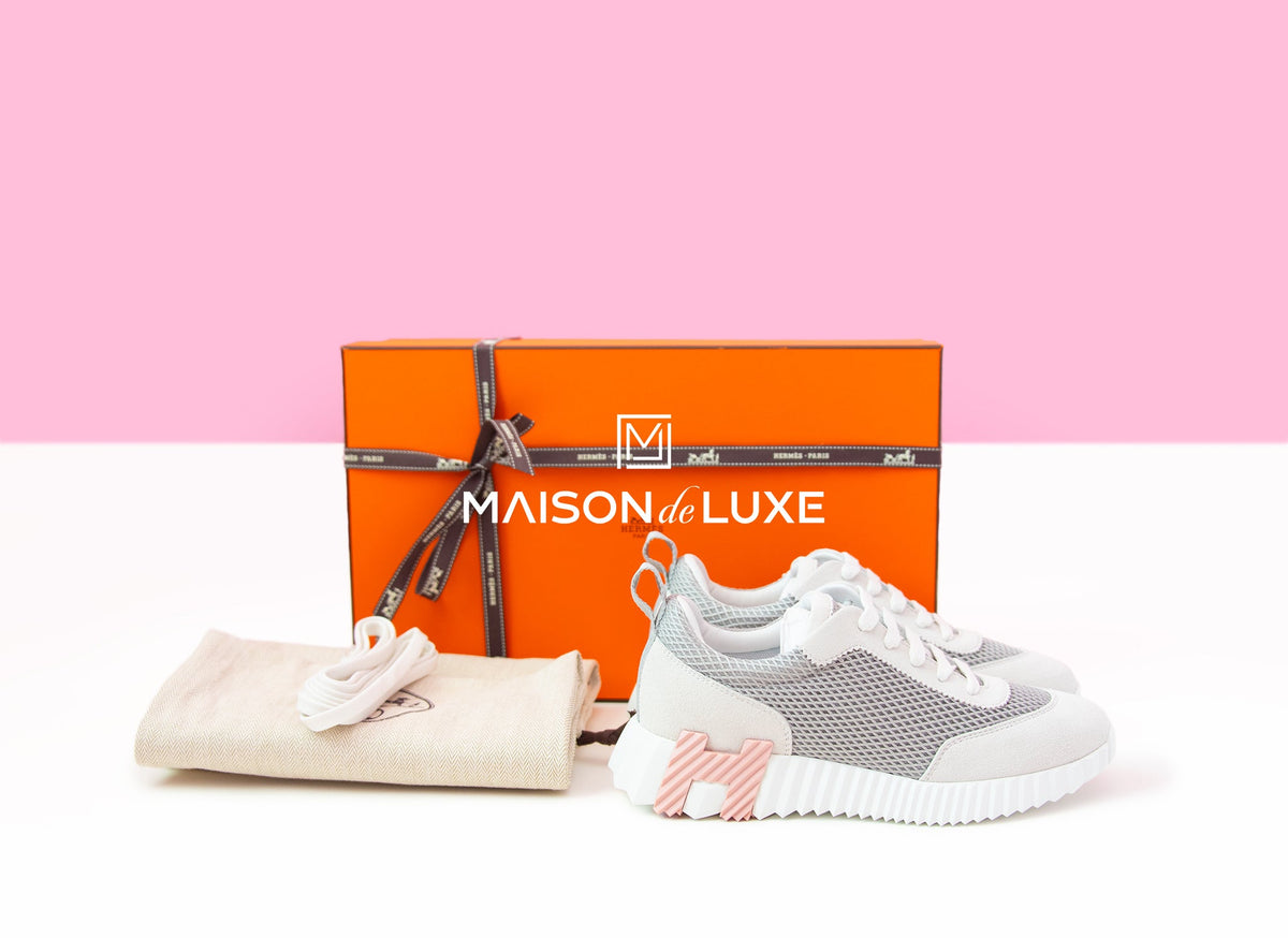 Hermes Hermes Women's Gris Lulea Bouncing 36 Sneaker