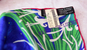 Hermes Hermes Cashmere 140 GM Tyger Tyger Blue Fuchsia Shawl Scarf - view 10
