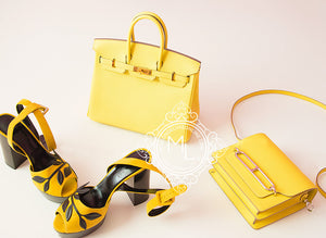 Hermes Hermes Pre-owned Hermes Soufre Epsom Gold Hardware Birkin 25 Handbag - view 3