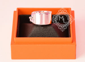 Hermes Hermes CDC 925 Silver Collier de Chien Ring 52 - view 5