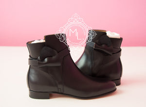 Hermes Hermes Womens Black Néo Kelly Boots 37 Shoes - view 2