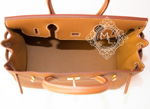 Hermes Hermes Gold Tan Togo GHW Birkin 30 Handbag - view 10