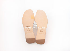 Hermes Hermes Women's White Oran Sandal Slipper 37 Shoes - view 5