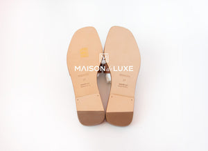 Hermes Hermes Women's Gold Oran Sandal Slipper 37 Shoes - view 5