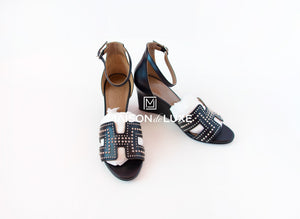 Hermes Hermes Women's Black Legend Sandal 37 Shoes - view 2