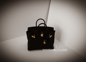 Hermes Hermes Black Noir Togo GHW Birkin 25 Handbag - view 2