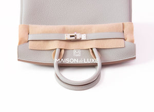 Hermes Hermes Gris Perle Togo PHW Birkin 25 Handbag - view 7
