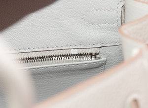 Hermes Hermes Gris Perle Togo PHW Birkin 25 Handbag - view 11