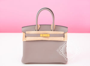 Hermes Hermes Gris Asphalte Togo GHW Birkin 30 Handbag - view 1
