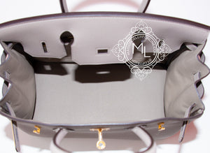 Hermes Hermes Gris Asphalte Togo GHW Birkin 30 Handbag - view 10