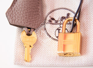 Hermes Hermes Gris Asphalte Togo GHW Birkin 30 Handbag - view 14