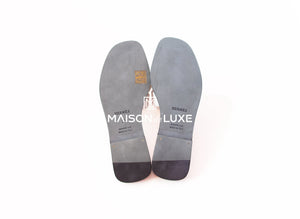 Hermes Hermes Women's Blanc Oran Sandal Slipper 37 Shoes - view 5