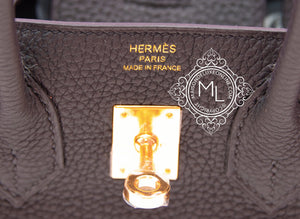 Hermes Hermes Black Togo GHW Birkin 25 Handbag - view 8