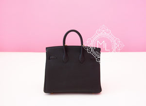Hermes Hermes Black Togo GHW Birkin 25 Handbag - view 3