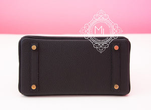 Hermes Hermes Black Togo GHW Birkin 25 Handbag - view 5