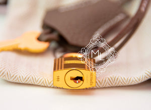 Hermes Hermes Etoupe Togo GHW Birkin 25 Handbag - view 15