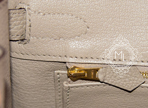 Hermes Hermes Gris Asphalte Togo GHW Birkin 30 Handbag - view 11