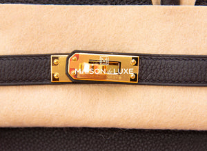 Hermes Hermes Birkin 25 Black Togo Gold Hardware - view 7