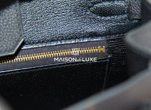 Hermes Hermes Birkin 25 Black Togo Gold Hardware - view 9